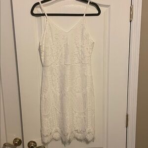 NWT Elegant White Lace Dress